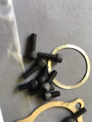 FOX.35 & 36X  4 BOLT BACK PLATE AFTERMARKET GASKET SET AND ALLEN TYPE SCREW SET - Image 1 of 2