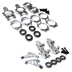 Kit de portabuje de rueda trasera delantera GTB de aluminio para HPI km rv Baja 5B 5T SS 5SC - Imagen 1 de 3