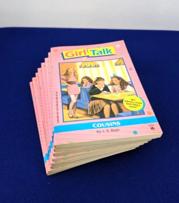 Vintage 1990s Girl Talk Young Reader Books 8x Lot VeryGood Condition L.E. Blair - Image 1 of 4