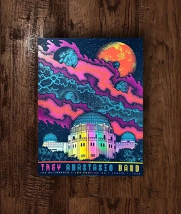Trey Anastasio Los Angeles Bellwether August 1 2025 Official Event Foil Poster - Picture 1 of 1
