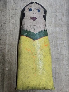 Antique Betty Boop Carnival Knock-Down "Punk" Doll Folk Art - Picture 1 of 5