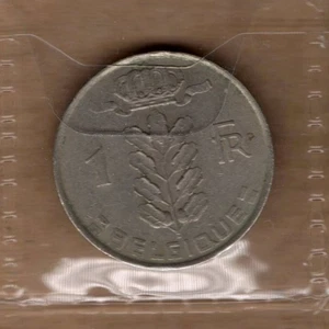 S541: Moneta Coin BELGIO BELGIQUE BELGIUM 1 Franco Franc 1951 - Picture 1 of 1