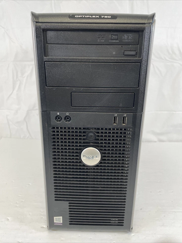 Dell OptiPlex 780 Desktop PC Intel Core 2 Duo E8400 3.0GHz 4GB RAM 1TB HDD Win10 - Image 1 of 4
