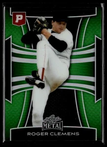 2025 Leaf Metal Pristine Auction #438 Roger Clemens Prismatic Green #1/10 - Bild 1 von 2