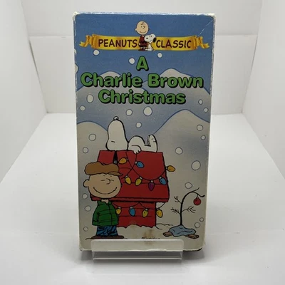A Charlie Brown Christmas (VHS, 1997) Peanuts Classic, Slipsleeve Cover, Retro Foto 1 de 3