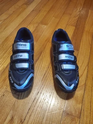 Zapatos de ciclismo Shimano Pedaling Dynamics SH-M076 negros para hombre talla 45 EE. UU. 10,5 Foto 1 de 4