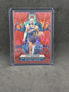 2023 Panini Mosaic City Edition Red Seismic Prizm Shai Gilgeous-Alexander /299 - Bild 1 von 2