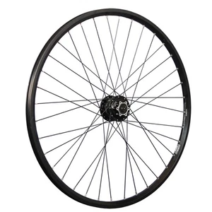 Laufrad 28 29 Zoll Vorderrad Hohlkammer geöst Nabendynamo Shimano Disc schwarz - Bild 1 von 9