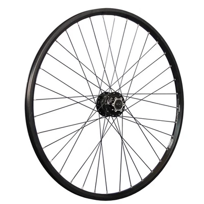 Laufrad 28 29 Zoll Vorderrad Hohlkammer geöst Nabendynamo Shimano Disc schwarz - Bild 1 von 4