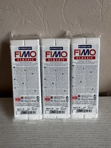 Fimo Modelling Oven Hardening Clay White 350g X 3 - Brand New (S) - Picture 1 of 4