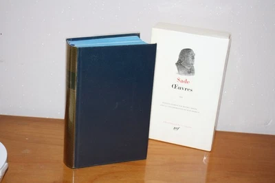 Livre Pléiade  NRF Sade Œuvres III , 2000 - Photo 1/3