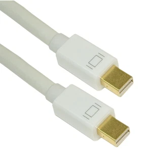 3ft Mini DisplayPort (v1.4/8K@30) Cable 30AWG Gold Plated White - Picture 1 of 1