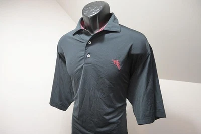 FootJoy Golf Polo ProDry Lisle Black Dry Fitting Golf Shirt Mens Size Large - Image 1 of 4