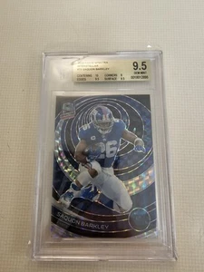 2023 Panini Spectra Saquon Barkley #73 Interstellar Prizm /60 Beckett 9.5 - Foto 1 di 2