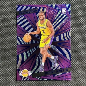 2024-25 Panini Revolution - Rookies Bronny James #118 Blue Storm (RC) Lakers - Picture 1 of 2