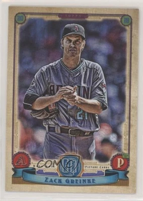 2019 Topps Gypsy Queen Bazooka Back Zack Greinke #62 - Image 1 of 2