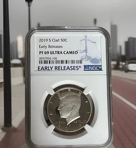 2019 S Clad Kennedy Half Dollar Proof PF69 Ultra Cameo NGC Early Releases - Picture 1 of 2
