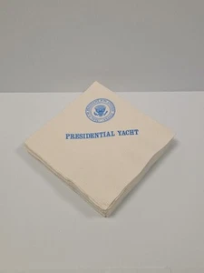 Presidential Seal Presidential Yacht Paper Cocktail Napkin 5"x5" - Picture 1 of 2