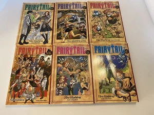 Fairy Tail Manga Lote Volúmenes 1-6 INGLÉS 1 2 3 4 5 6! - Imagen 1 de 6