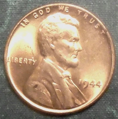 1944 Wheat Cent BU FuLL RED BRILLIANT UNCIRCULATED WW2 Philadelphia PICK YOURS! - Image 1 of 3