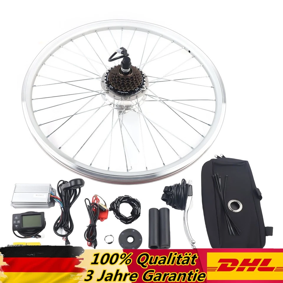 TBVECHI 28" Hinterrad 36V 250W Elektro-Fahrrad Kit Ebike Elektrofahrrad Umbausatz LCD