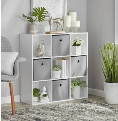 Органайзер для хранения Mainstays 11 дюймов 9 кубов, белый - Изображение 1 из 4