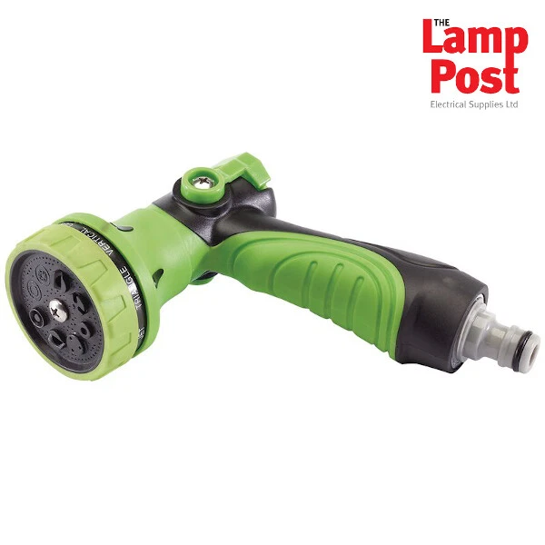 Pistola pulverizadora Draper 19685 ocho patrones de plástico ABS para plantas de riego de jardín manguera Foto 1 de 1