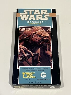 RARE! STAR WARS - THE RANCOR PIT METAL FIGURE BOX MINI SET #40311 - GRENADIER - Image 1 of 4