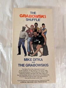 Chicago Bears Head Coach Mike Ditka VHS Tape The Grabowski Shuffle - Sealed OOP - Picture 1 of 2