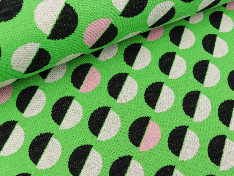 Hamburger Liebe 4 Farb-Jacquardjersey Wanderlust Half Way clorofilla - Bild 1 von 1