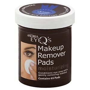 Andrea Eye Q's Moisturizing Makeup Remover Pads 65 Ct (5 Pack)