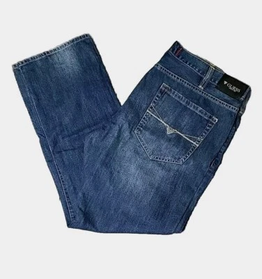 Guess Men's Jeans Size 40 Blue Medium Wash Ultra Slim McCrae Fit - Image 1 of 4