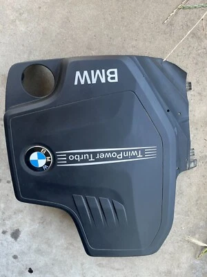 BMW 328i 2012-2016 2,0 L motor cubierta superior panel OEM Foto 1 de 4