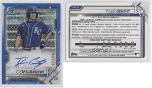 2021 Bowman Chrome Prospect HTA Choice Refractor /150 Tyler Gentry #CPA-TG Auto