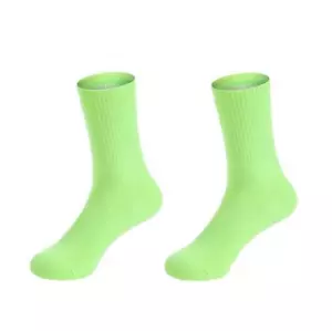 Green cotton socks, warm and comfortable, for men women Eco school socks lot - Picture 1 of 7