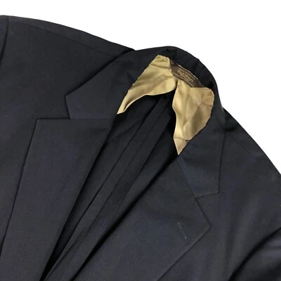 VTG Paul Stuart Men’s 100% Wool Gold Buttons Blazer Jacket Navy • Canada • 46 L - Image 1 of 4