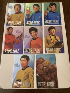 Dave & Busters NEW! Star Trek Card set WITH RARE Tribbles (8 total cards)