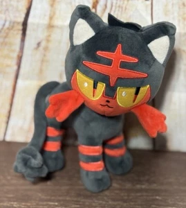 Peluche de peluche Pokemon Center Litten 2016 8"" personaje de peluche - Imagen 1 de 4