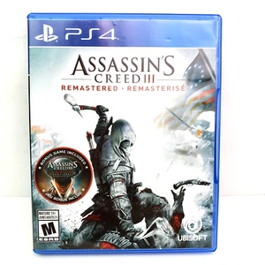 PlayStation 4 PS4 Assassins Creed III Remastered Video Game - Picture 1 of 3