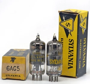 ONE 6AG5/EF96 SYLVANIA NOS Tube Röhre Lampe Valvola Valve 진공관 真空管 电子管 Valvula - Picture 1 of 2