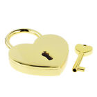 Plain Gold Locked In Love Padlock With A Key