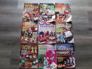 COLLECTIBLE LOT OF 9 CRAFTING TRADITIONS MAGAZINES BOOKLETS - Picture 1 of 1