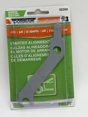 Cuña de alineación de arranque desplazada Dorman 02350, (1) 1/64, (1) 3/64, (1) 1/16 pulgadas Foto 1 de 2