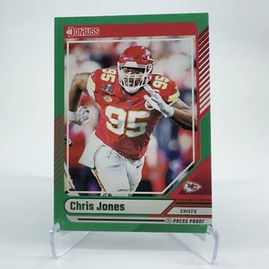 2024 Donruss Press Proof Chris Jones Green #69 - Picture 1 of 2