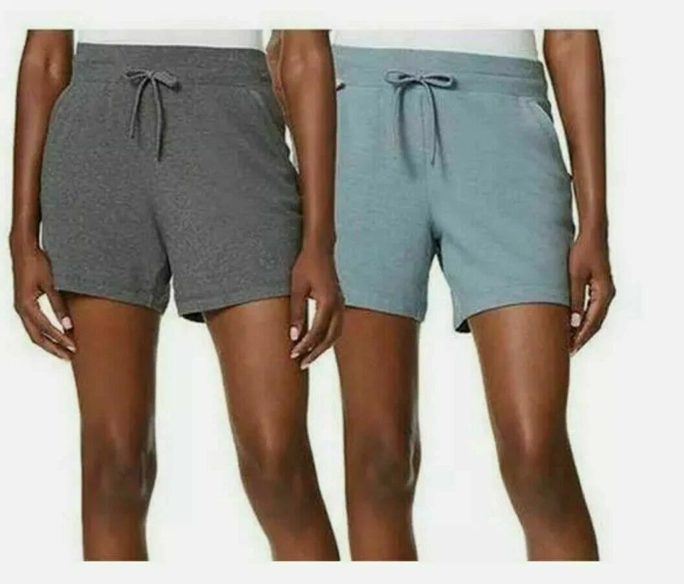 32 Degrees Cool Womens 2-pack Pull on Short Small