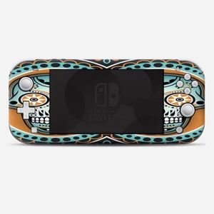Skins Decals wrap for Nintendo Switch Lite - Sugar Skull day of the Dead - Picture 1 of 4