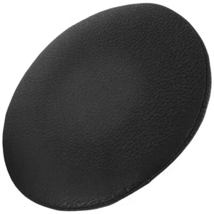 Black Round Barstool Cushion Cover with Elastic Band Protector - Picture 1 of 12