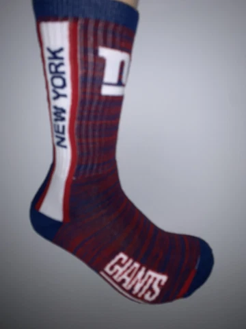 NEW YORK GIANTS NFL FOOTBALL LOGO CITY VERTICAL CREW LENGTH SOCKS LARGE Cover