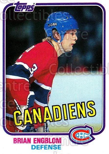 1981-82 Topps #10 Brian Engblom - Image 1 of 1