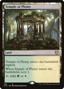 Temple of Plenty - NM/M - Midnight Hunt Commander - MTG - Picture 1 of 1
